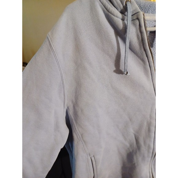 Gloria Vanderbilt Sport Zip Up Hoodie Light Blue Womens 2X b7r - Picture 3 of 12